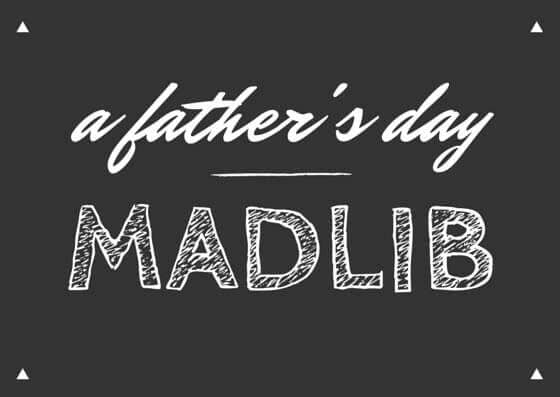 printable father's day card