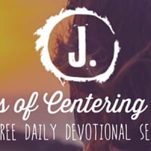 21 Days of Centering on Jesus landing page banner Easter