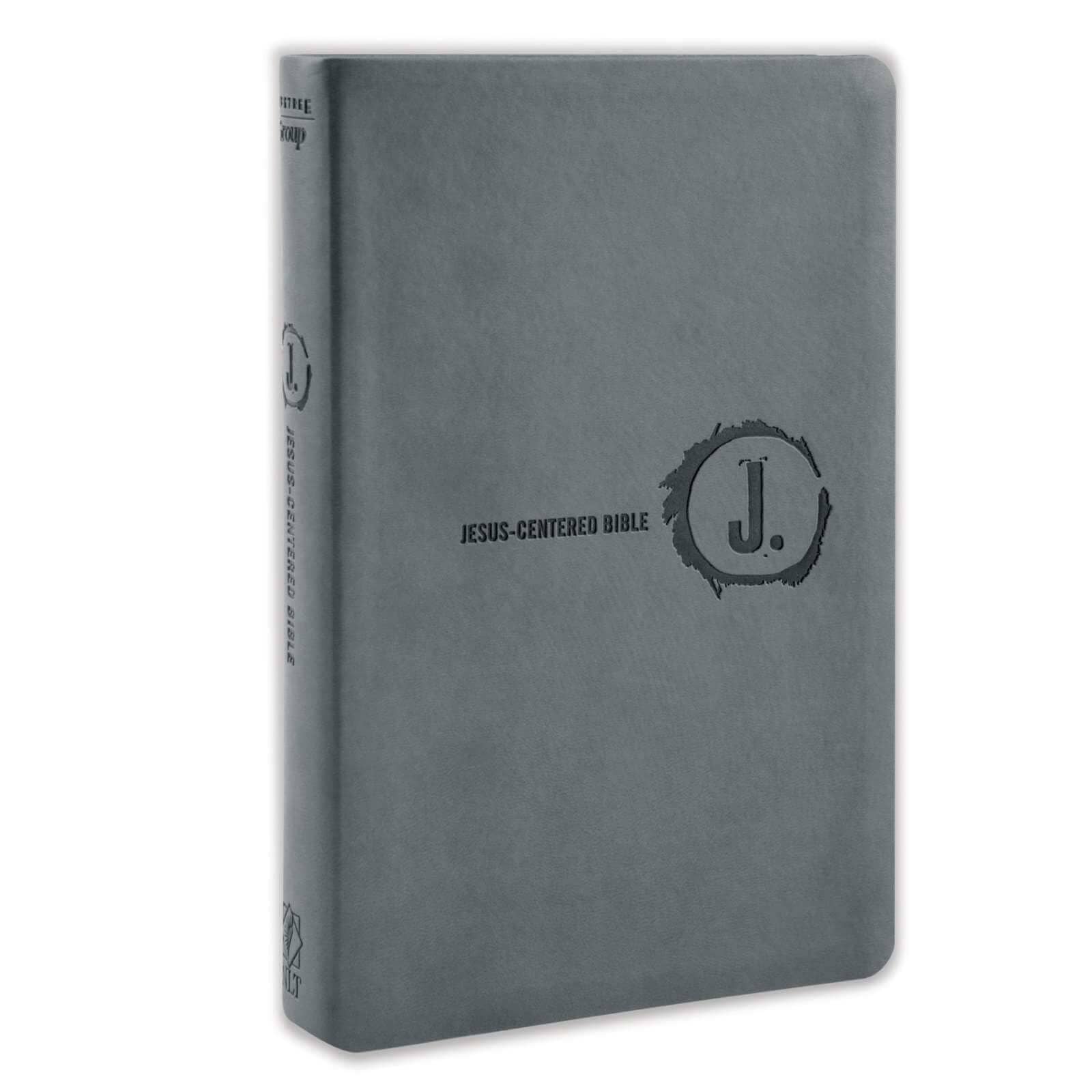 Jesus-Centered Bible NLT, Charcoal