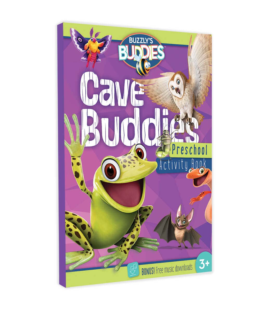 Buzzly's Buddies Cave Buddies Preschool Activity Book