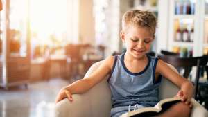 Kid Reading Bible