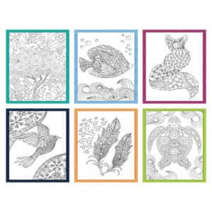 Coloring Creations Greeting Cards - Imagination